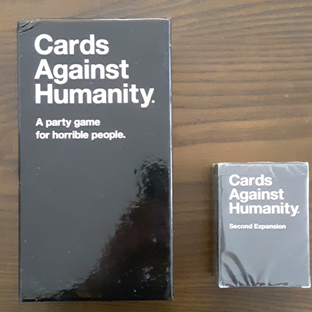 Cards Against Humanity. W/ Second Expansion Pack!